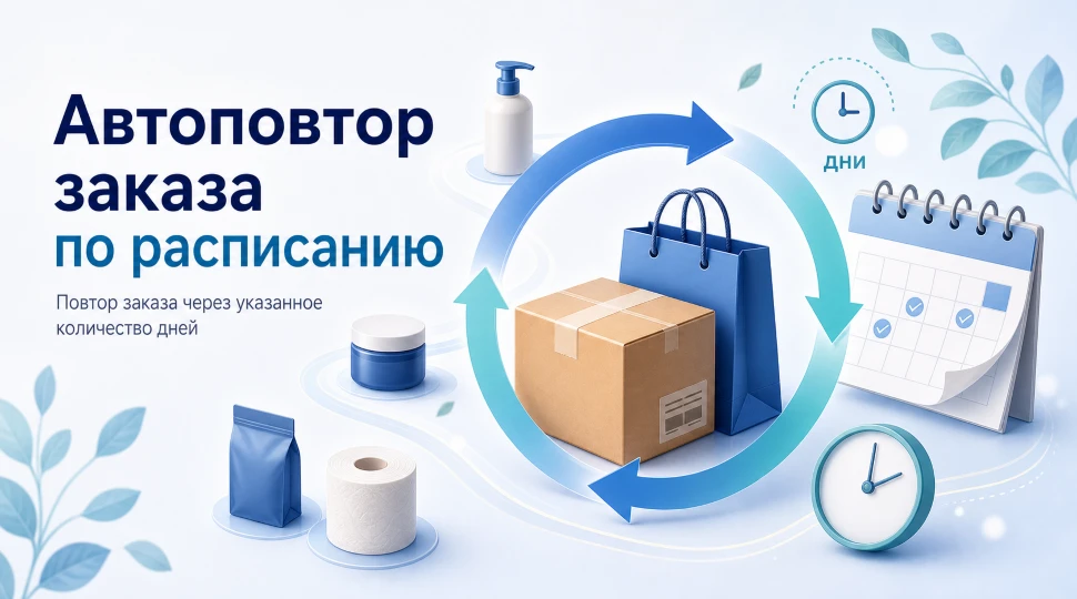 Новый плагин Автоповтор заказа — нужен для магазинов, в которых покупатели регулярно за...