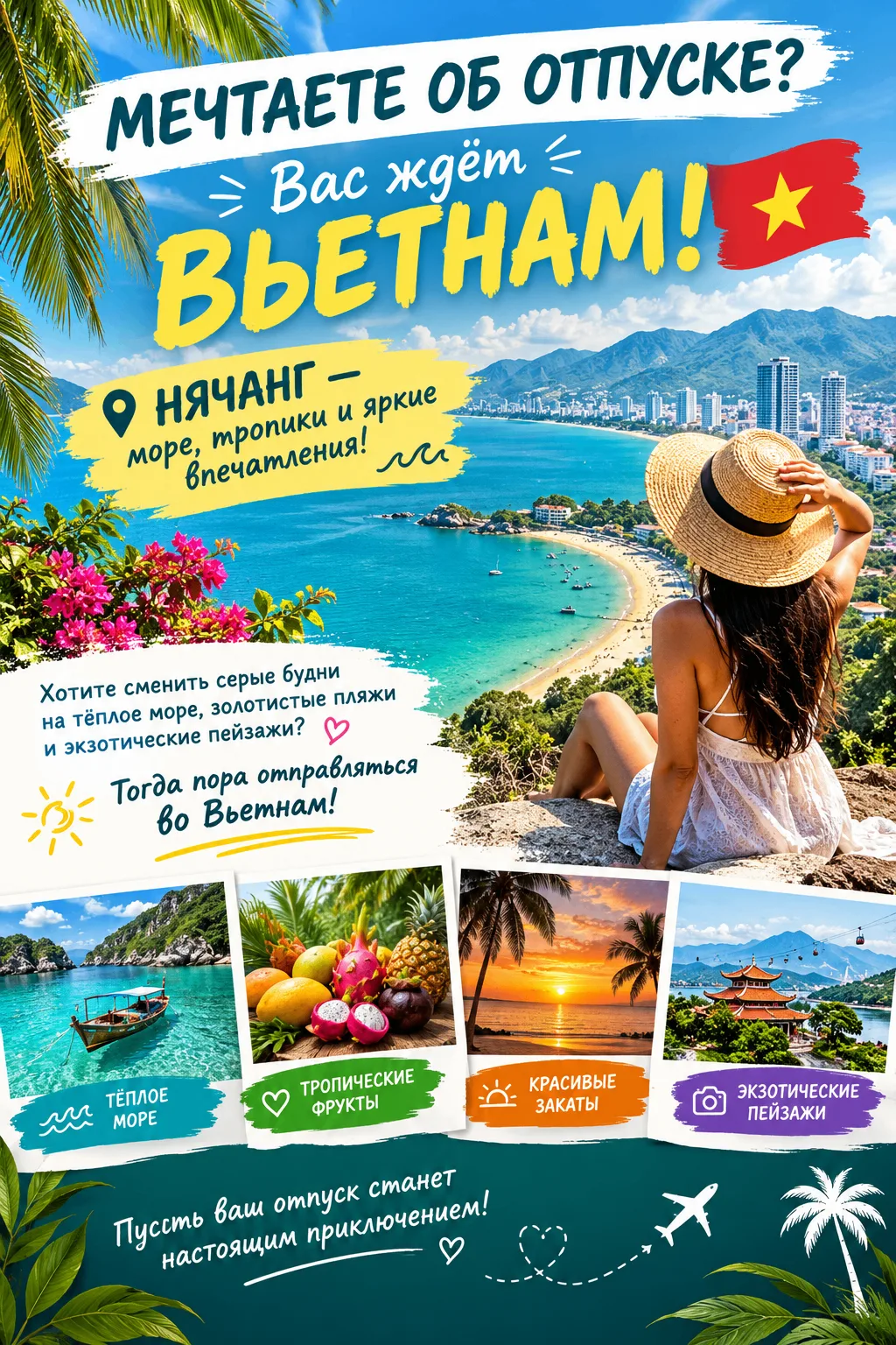 🌴 МЕЧТАЕТЕ ОБ ОТПУСКЕ? ВАС ЖДЁТ ВЬЕТНАМ! 🇻🇳