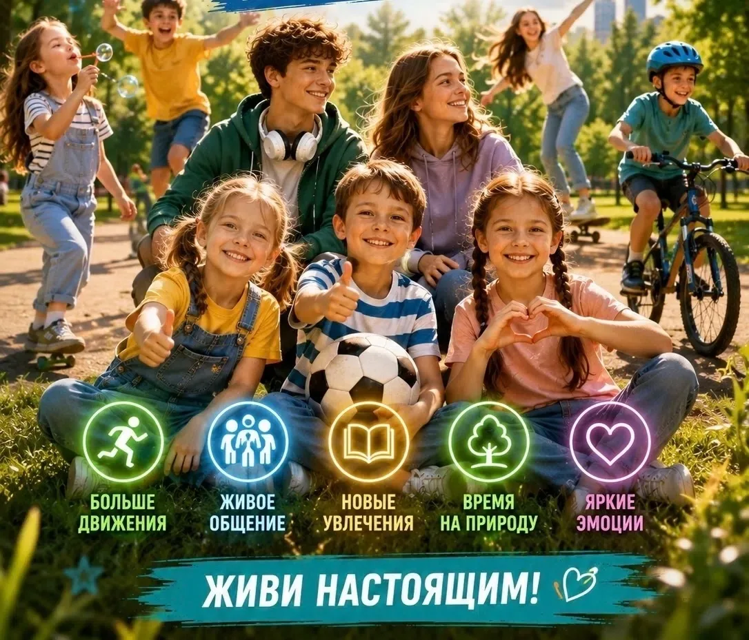 С 15 по 21 июня 2026 года в России проходит Неделя профилактики зависимости от гаджетов, объявленная