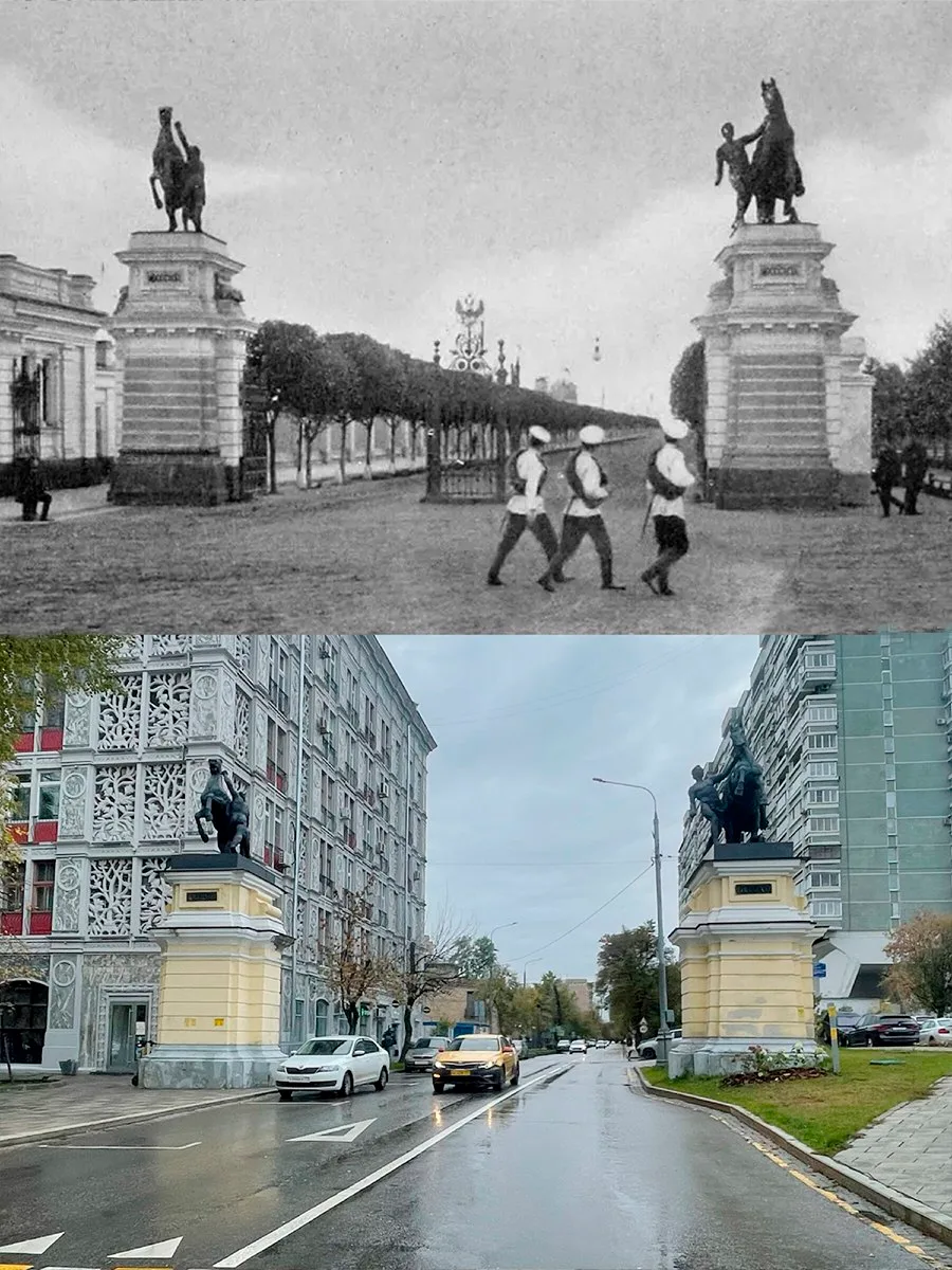 📍Беговая аллея. 

1899/2023 год.

💡 Раньше бега были главным развлечением! Не футбол, не хоккей, а
