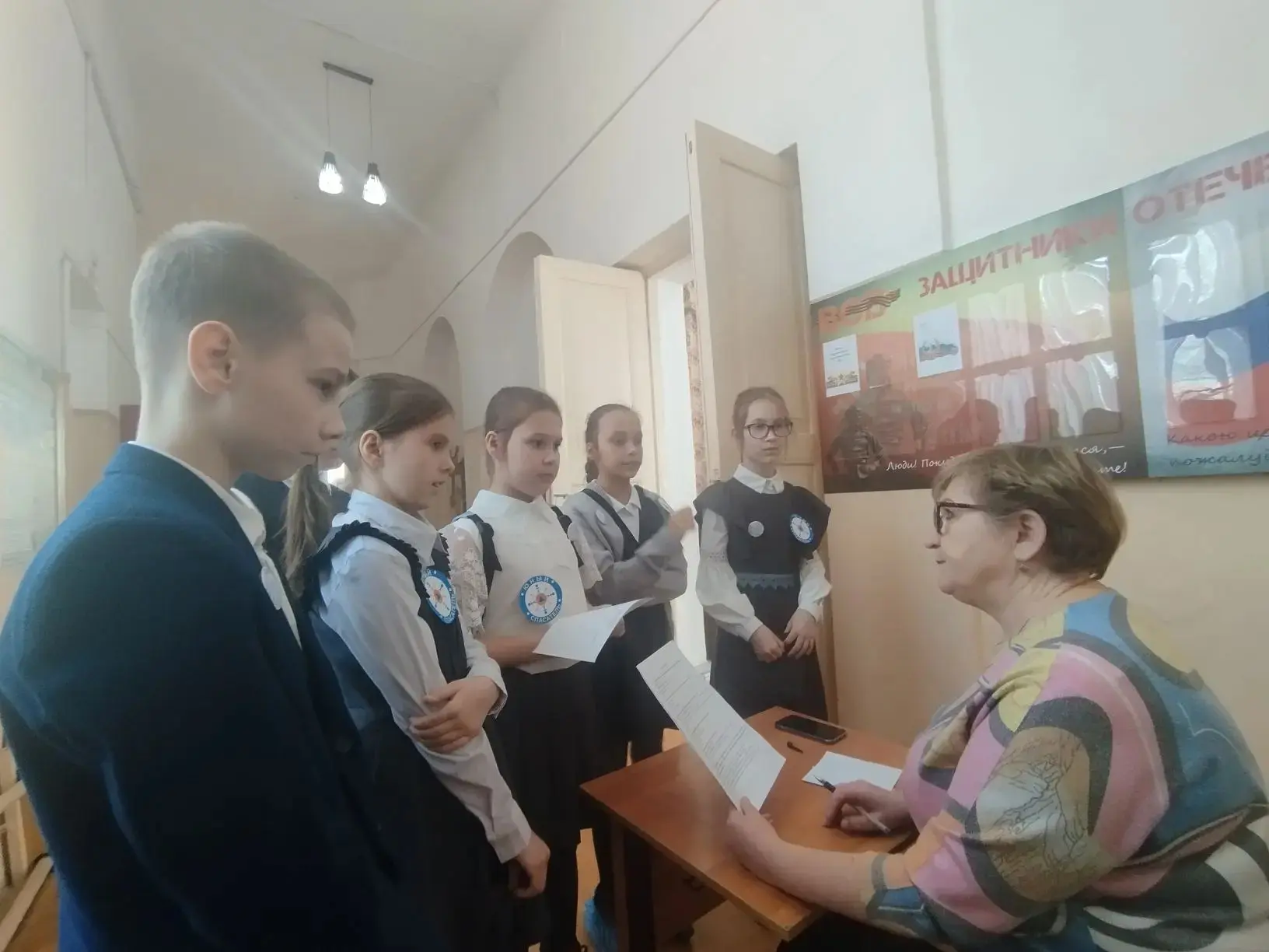 🚑🌟 Ребята из 4-го класса  приняли активное участие в районном этапе городского конкурса "ВперёдСпаса