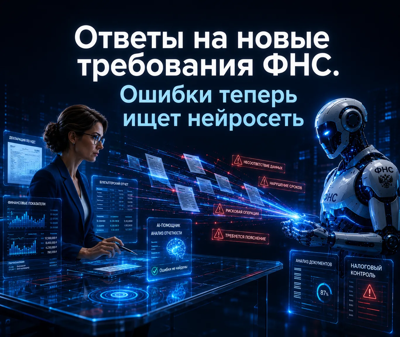 💡ФНС рассылает кардинально новые требования, а ответ проверяет нейросеть!
