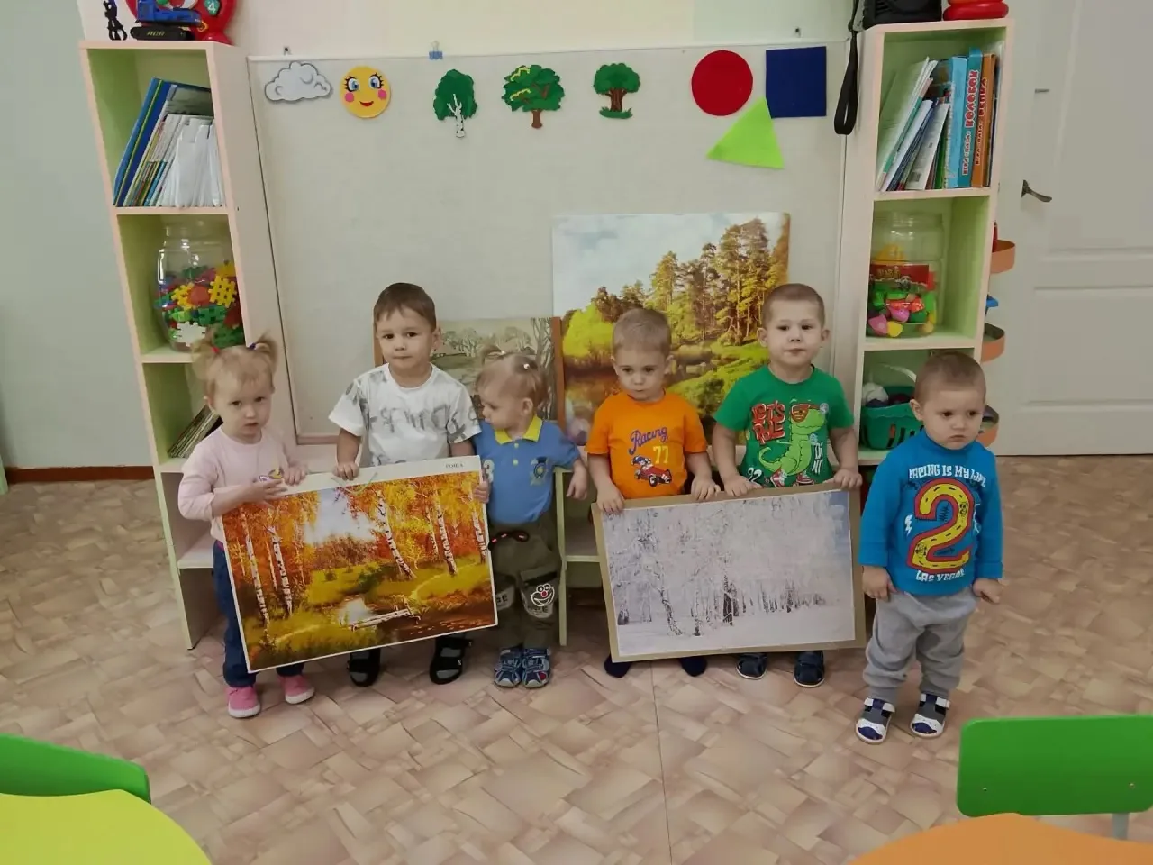 Путешествие по календарю: занятие «Времена года»