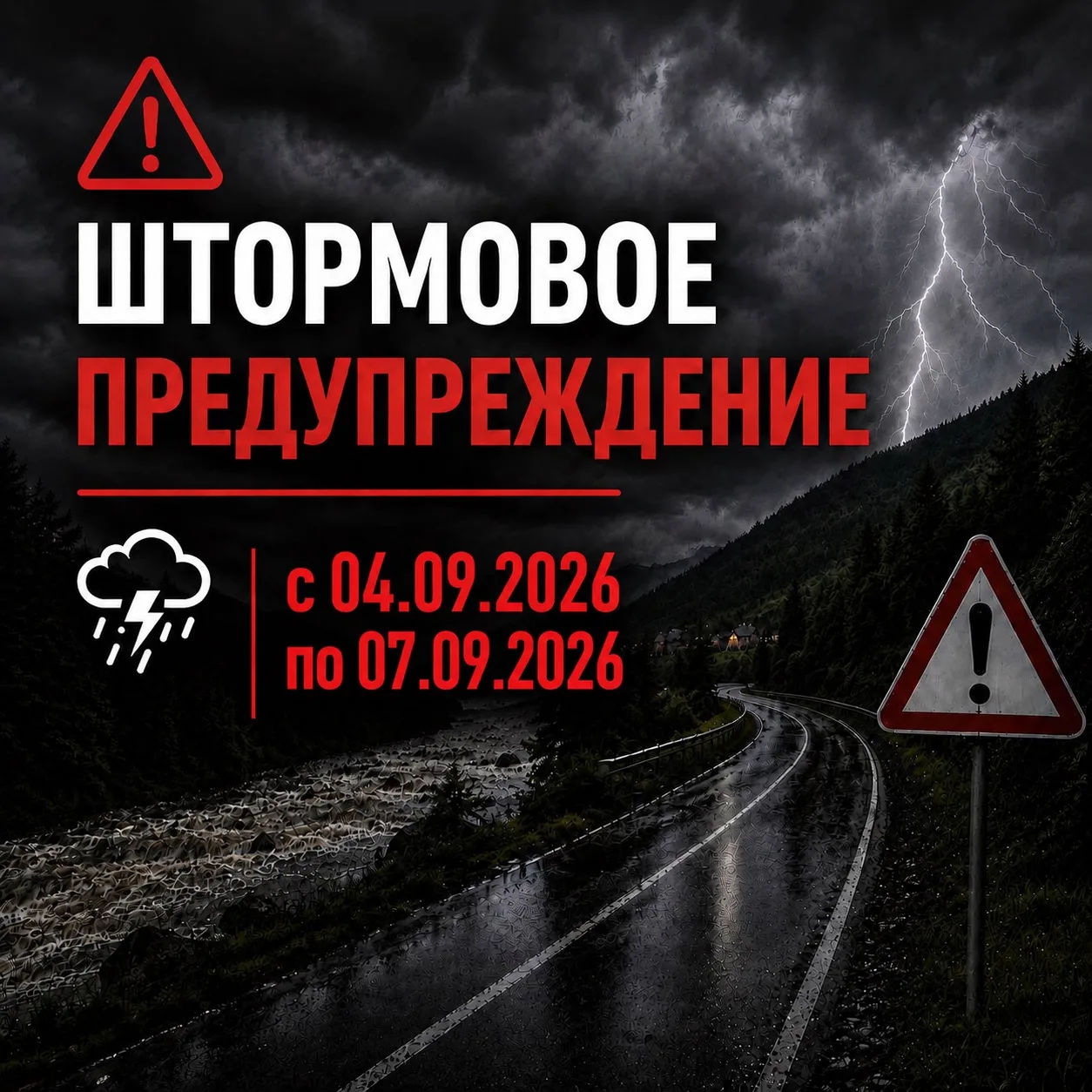 ⚠️ ШТОРМОВОЕ ПРЕДУПРЕЖДЕНИЕ