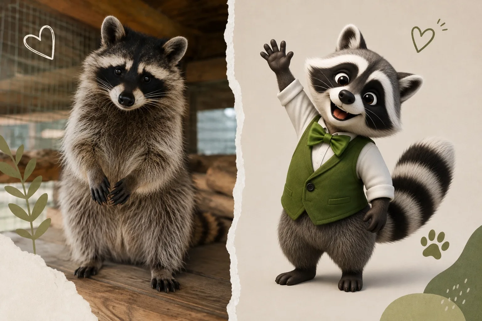 Знакомьтесь — это Макс 🦝 И да, он настоящий!
