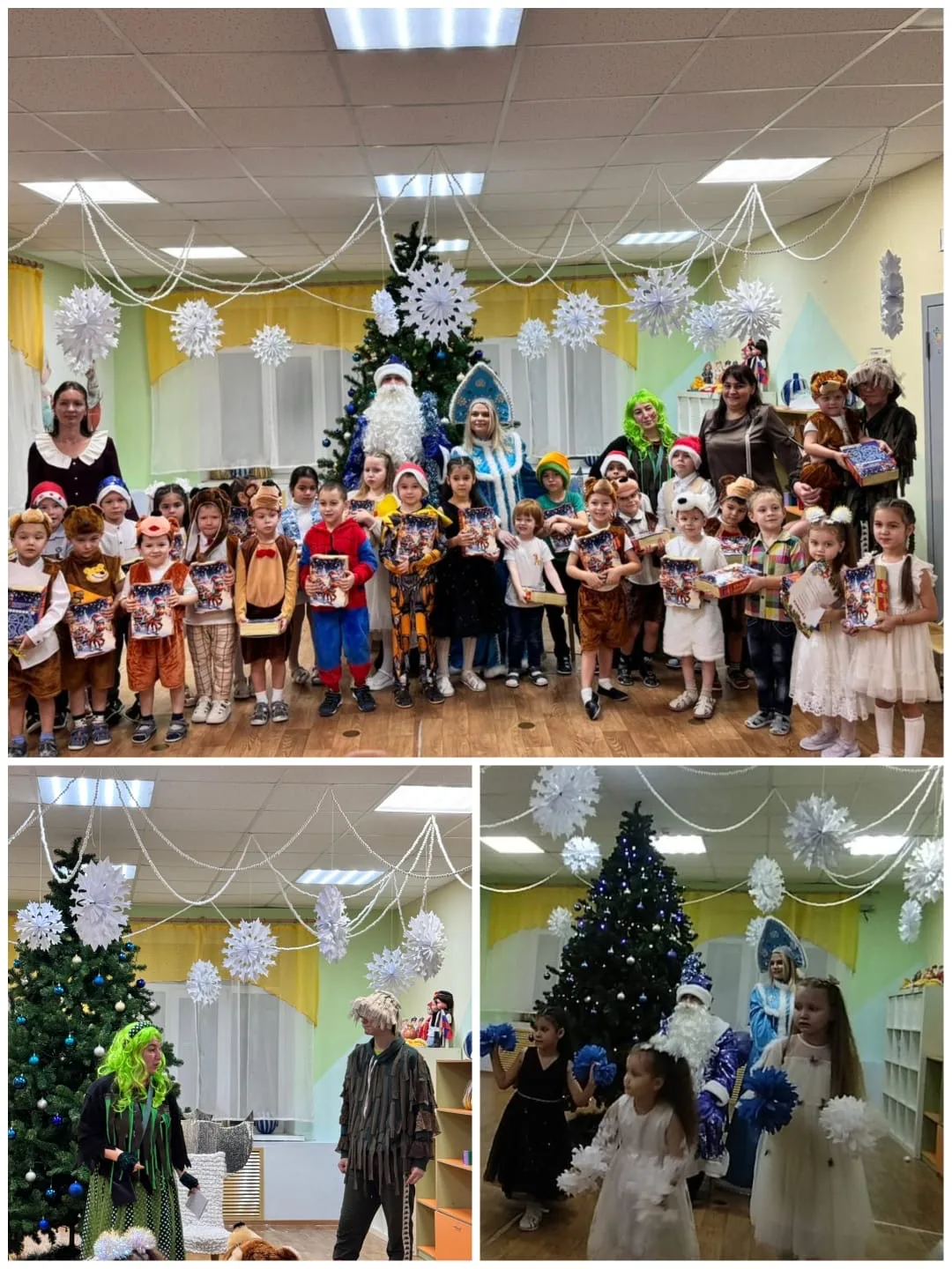 Новогодний утренник в старшей группе
