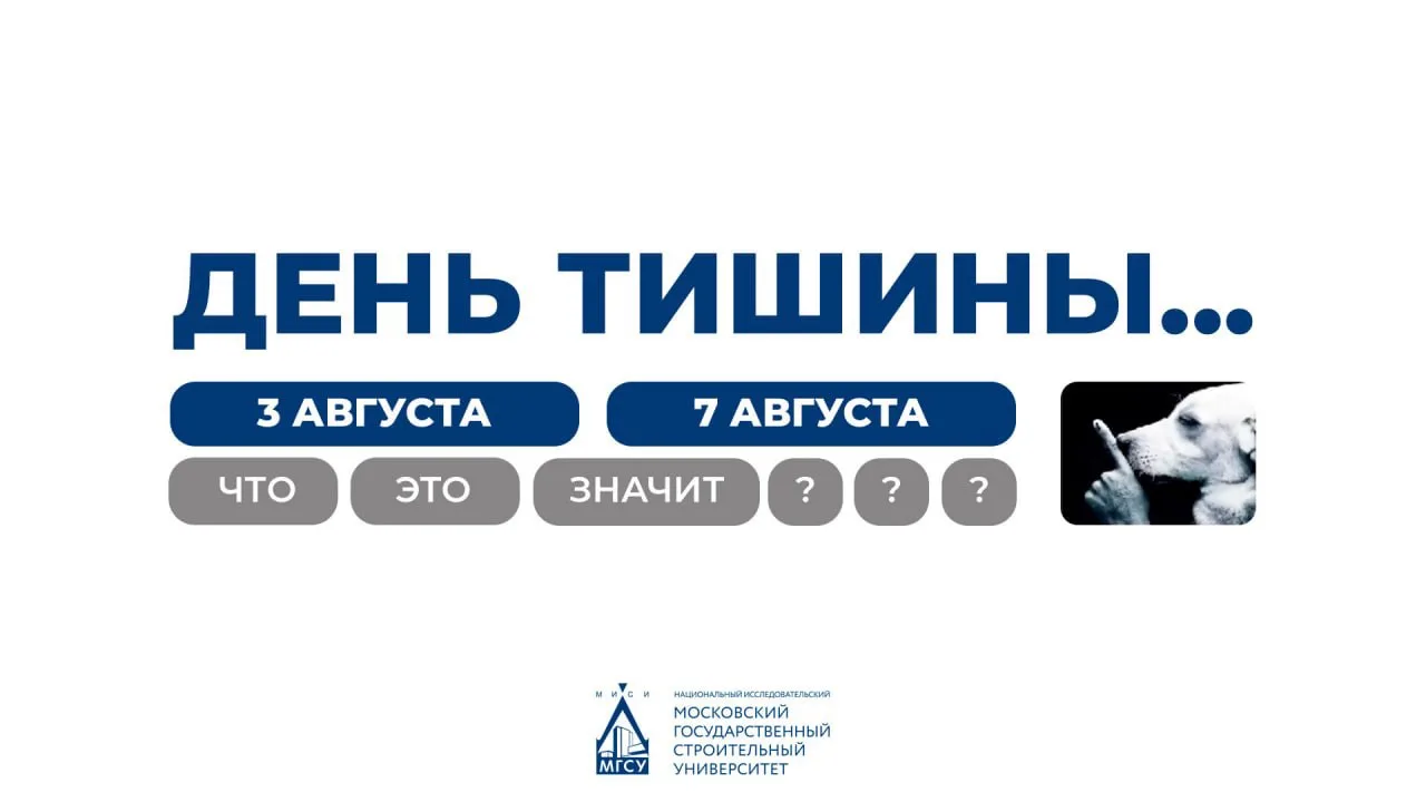 🤔"День тишины"