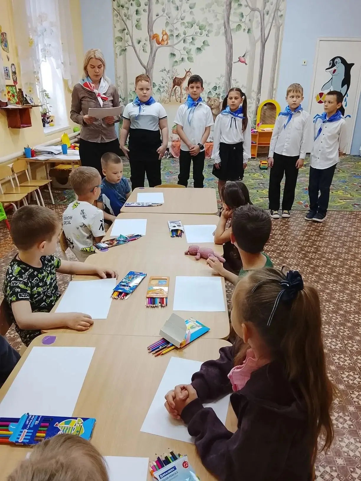 Сегодня в рамках Всероссийской акции"Орлята-дошколятам", приуроченной ко Дню славянской...