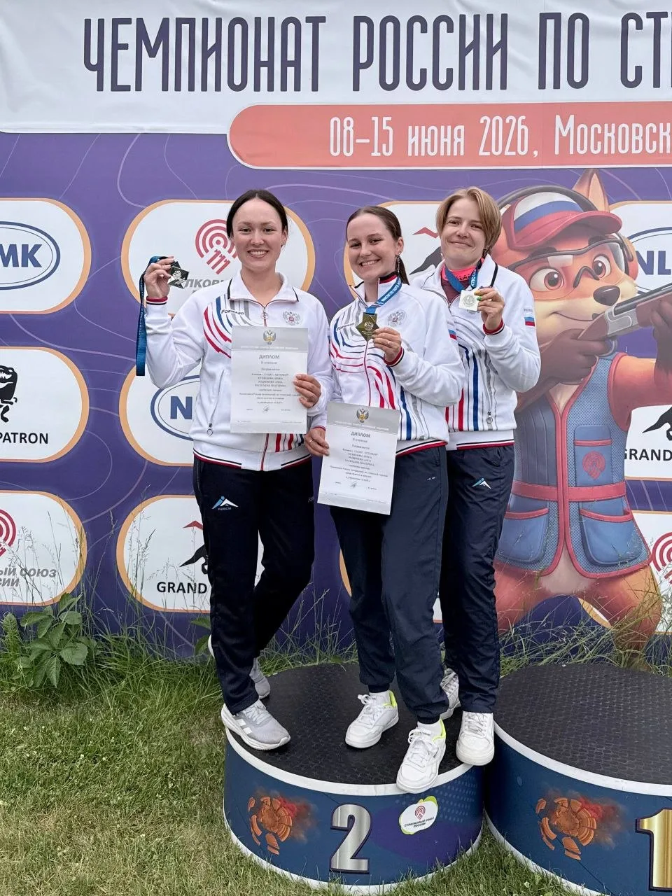 🥈Спортсмены СШОР КШВСМ, Арина Кузнецова, Анна Родионова и Екатерина Васильева, серебряные призеры Ч