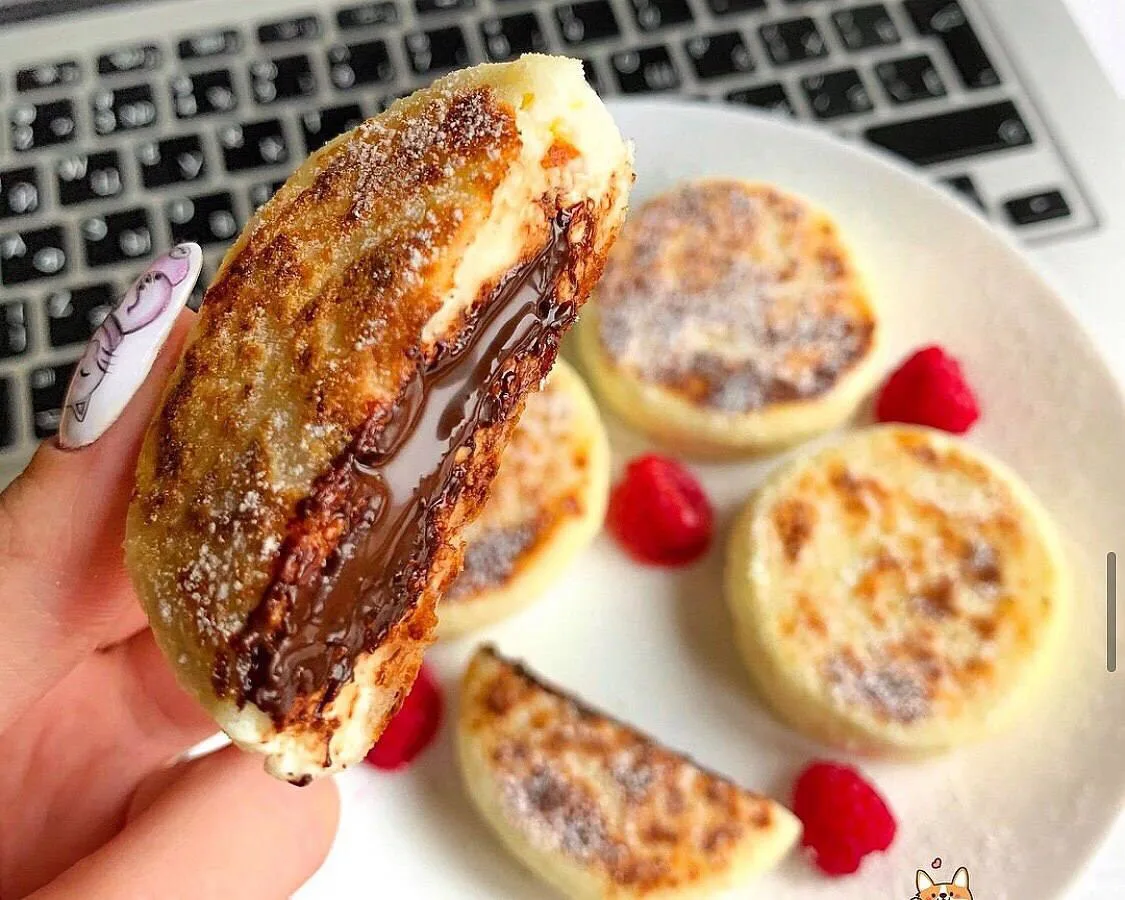 СЫРНИКИ С ШОКОЛАДОМ ❤️🍫