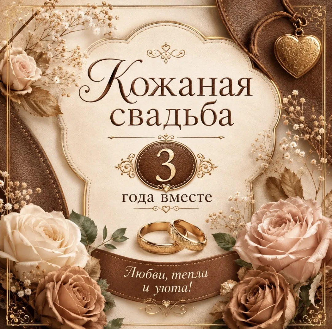 Сегодня у нас с мужем особенный день — 3 года со дня нашей свадьбы ❤️