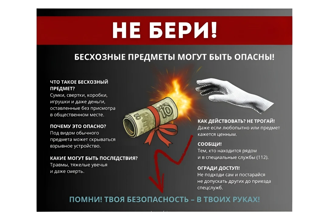 💣 Взрывоопасные предметы: правила безопасности, которые спасают жизнь