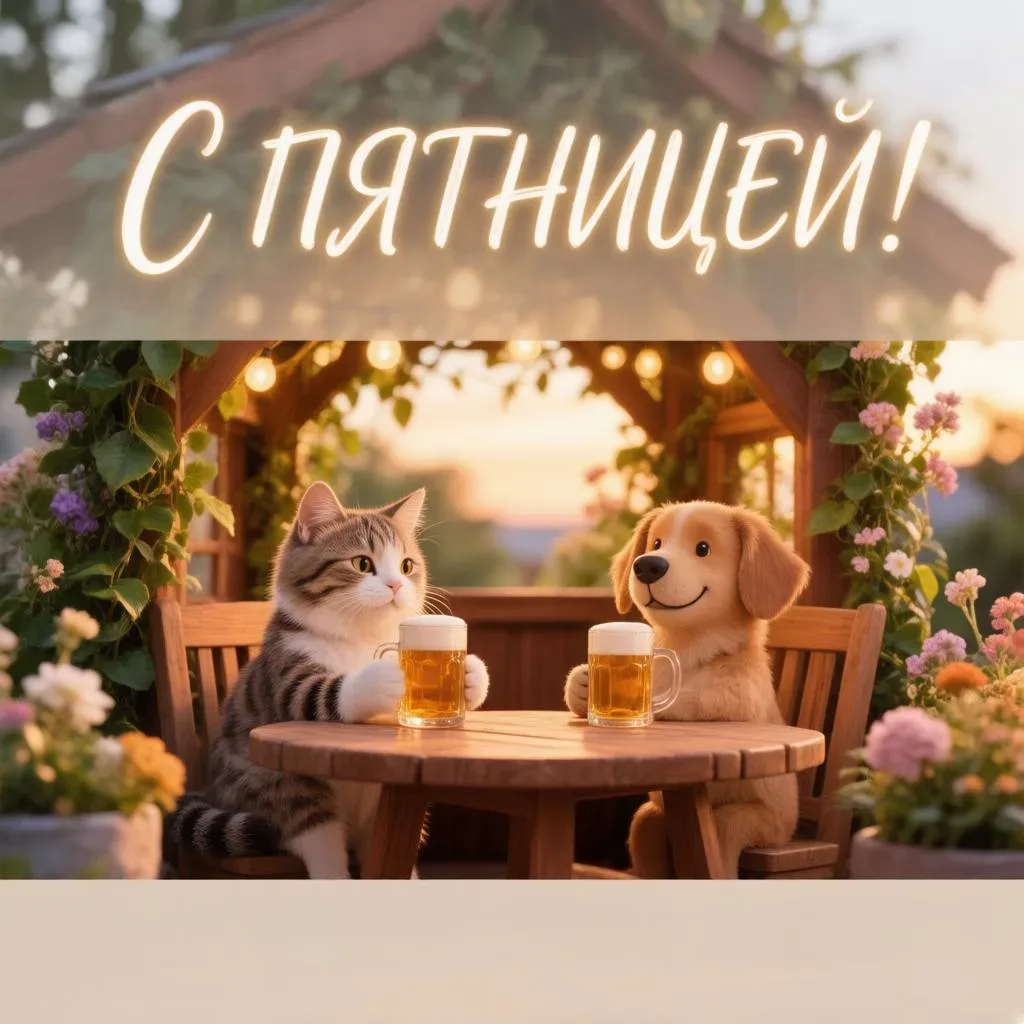С пятницей, друзья! С успешным окончанием рабочей недели! Ярких выходных всем!