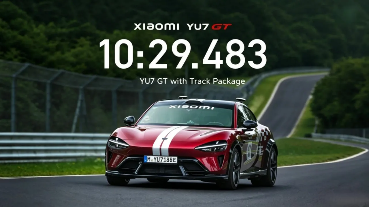 Xiaomi YU7 GT проехал Нюрбургринг без водителя и установил первый автономный круг для этого трека. Э