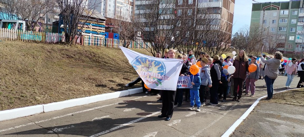 Праздничное настроение и гордость за победу!  Сегодня особенный день для воспитанников детского сада