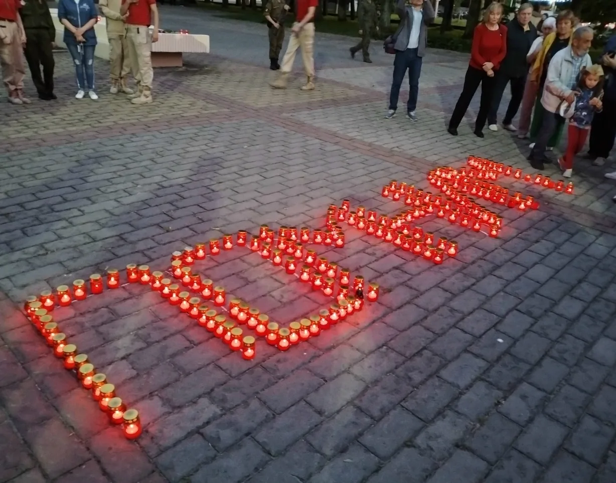 Вечером 21 июня, в канун Дня памяти и скорби, на мемориале «Танк» в городе Советске прошла всероссий