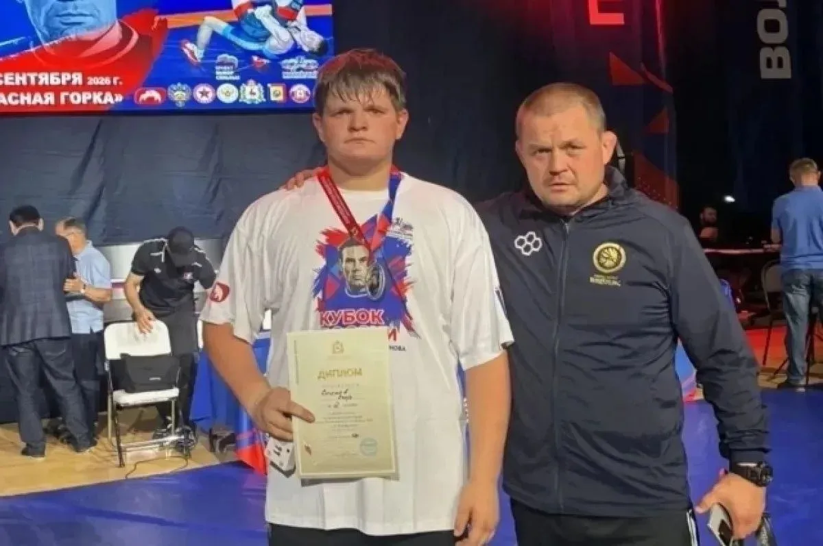 🥈 Пензенец Егор Сиянов завоевал серебро на всероссийском турнире по греко-римской борьбе