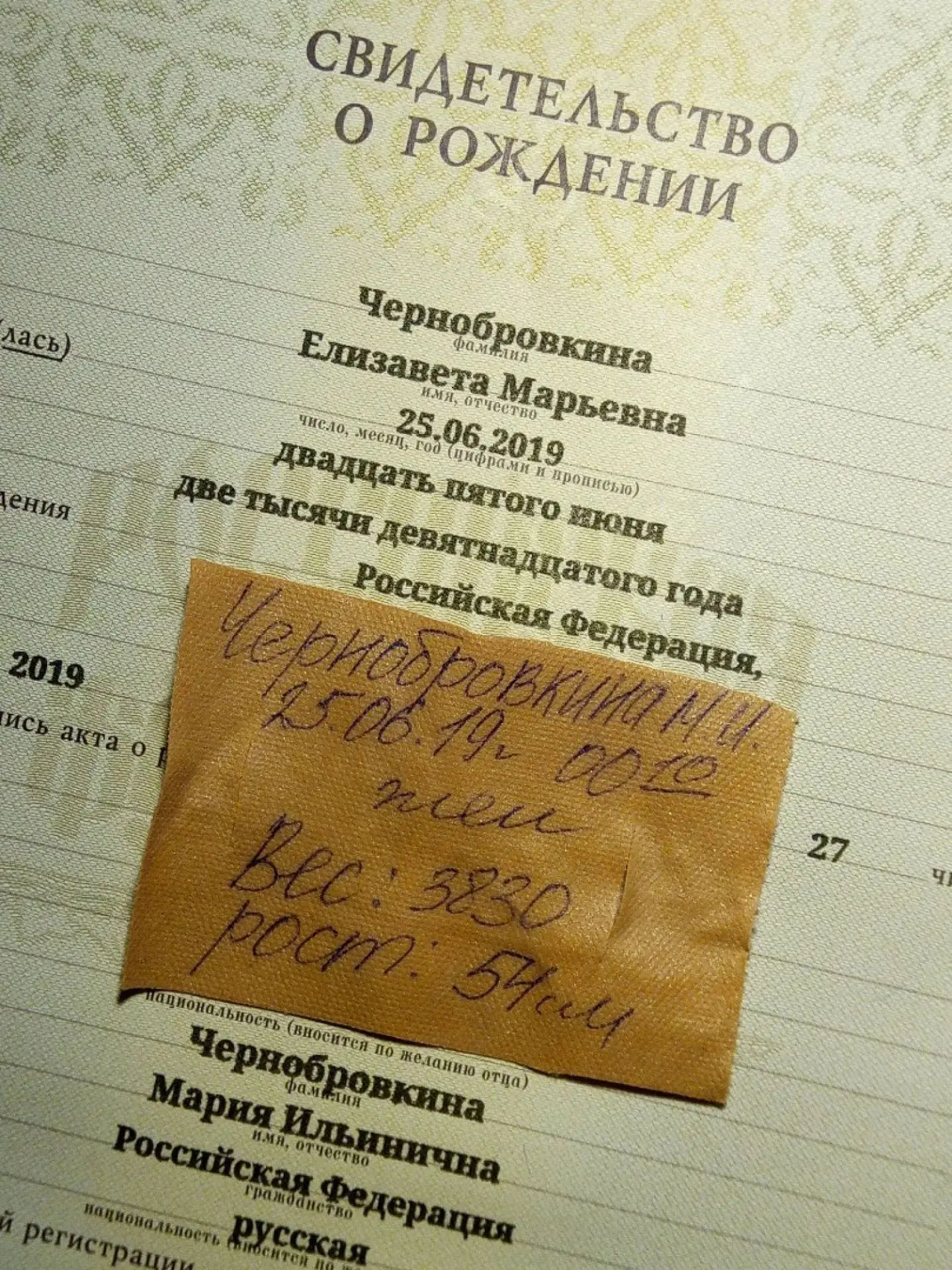⚡ Оказывается, в России разрешено давать ребёнку матчество