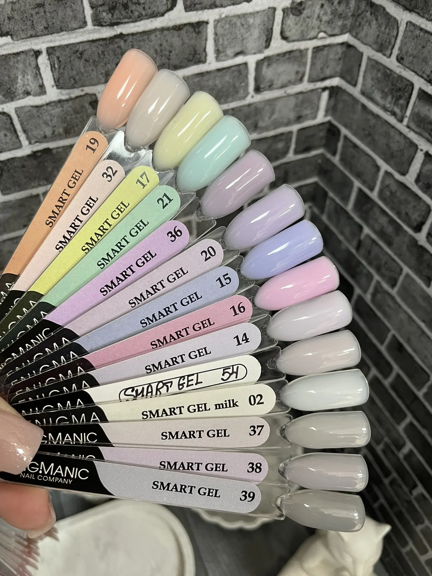 Smart gel от тм #энигма 🙂‍↕️свежая выкраска палитры