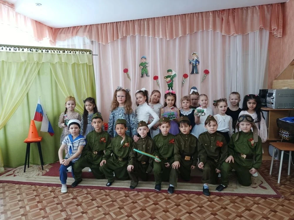 💫Праздник к 23 февраля: наши маленькие защитники в строю!💫