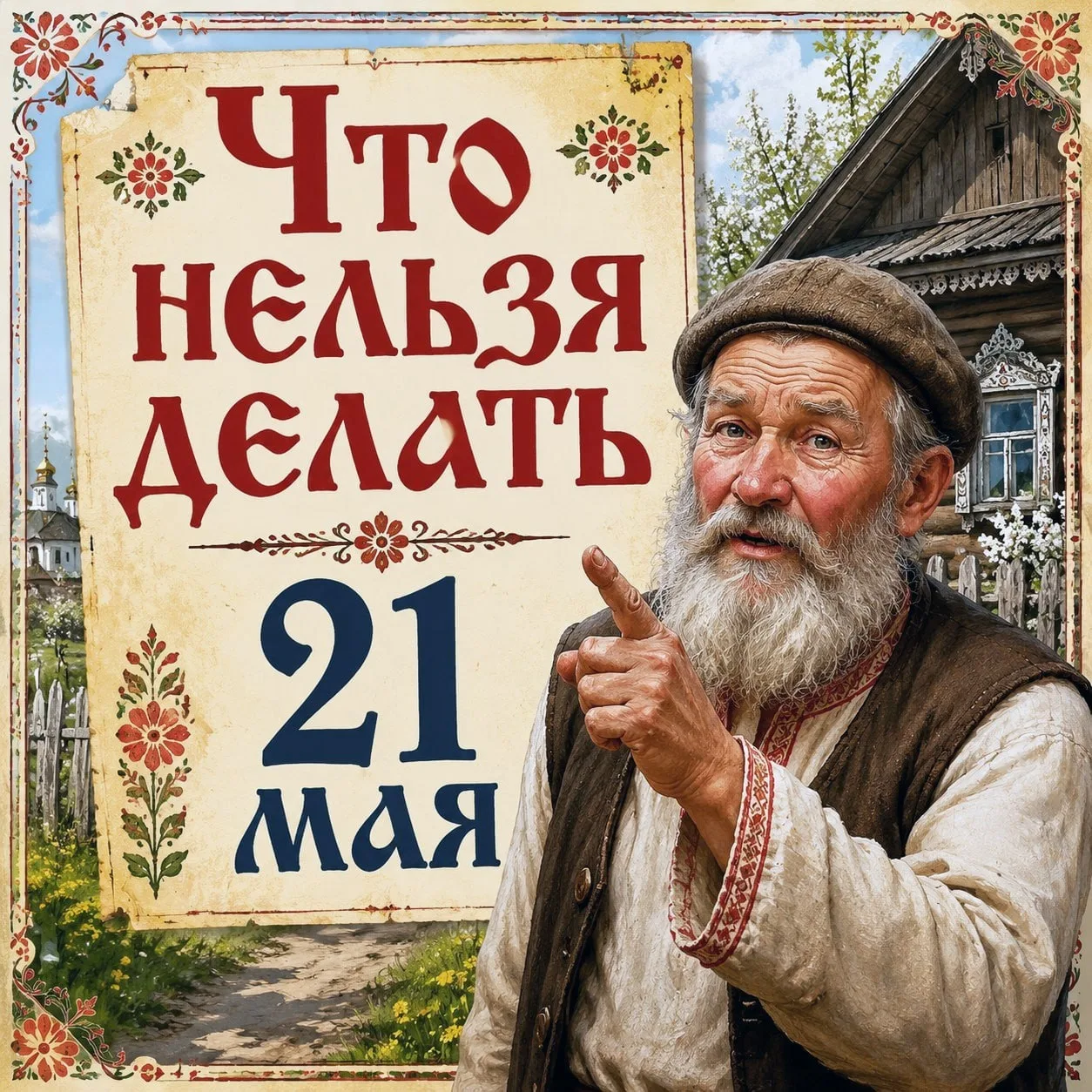 🚫 Что нельзя делать 21 мая   В этот день наши предки старались соблюдать особые запреты, чтобы сохра