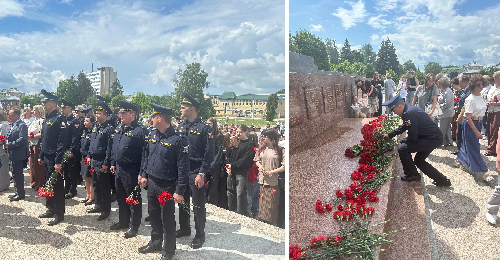 Сотрудники УФССП России по Костромской области почтили память павших в Великой Отечественной войне

