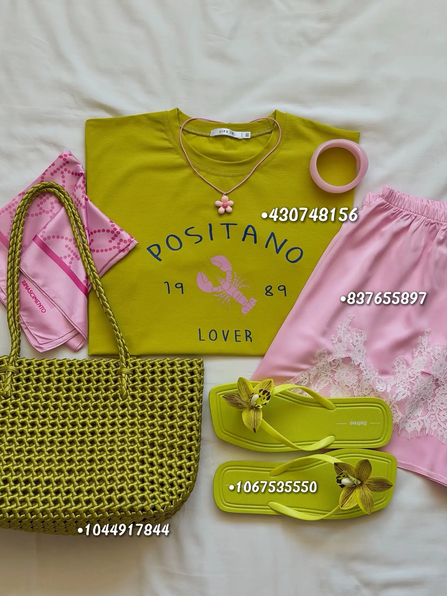 Дофаминовая  подборка 🩷💛💚

Артикулы WB ⬇️
Голубая футболка с ракушками 954861938 
Фиолетовая футб