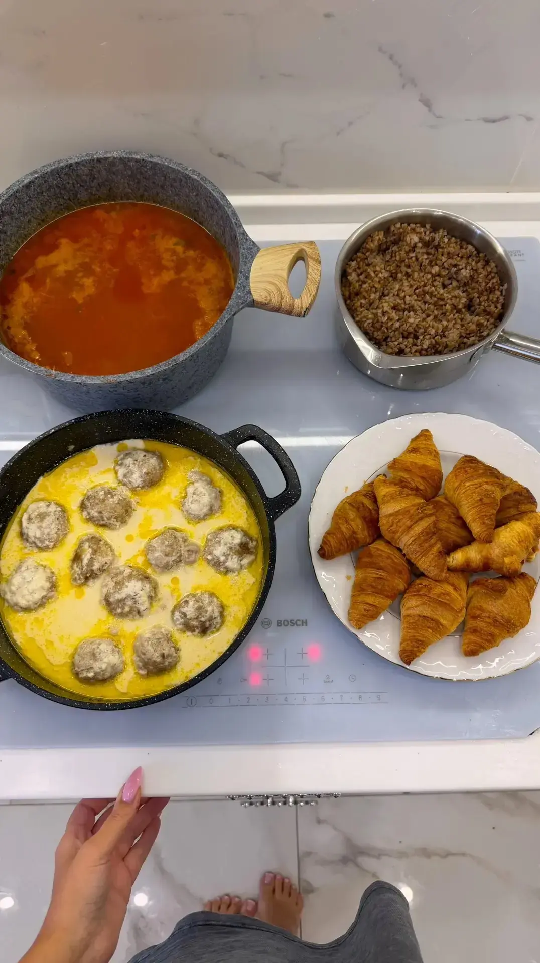 Покажу вам, как выглядит обед практически без готовки 😍