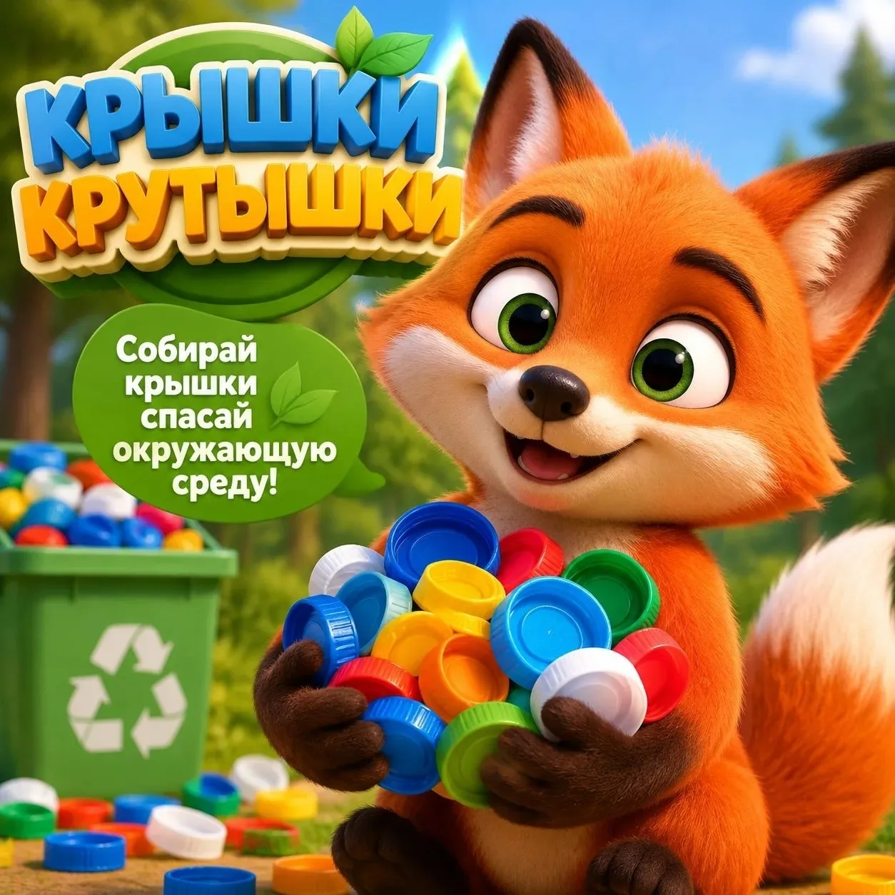 Маленькие крышки — большая помощь планете! ♻️