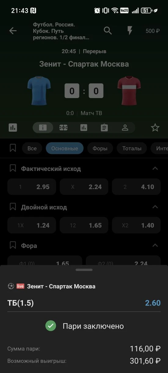 А перед ЛЧ такой вот рискан
