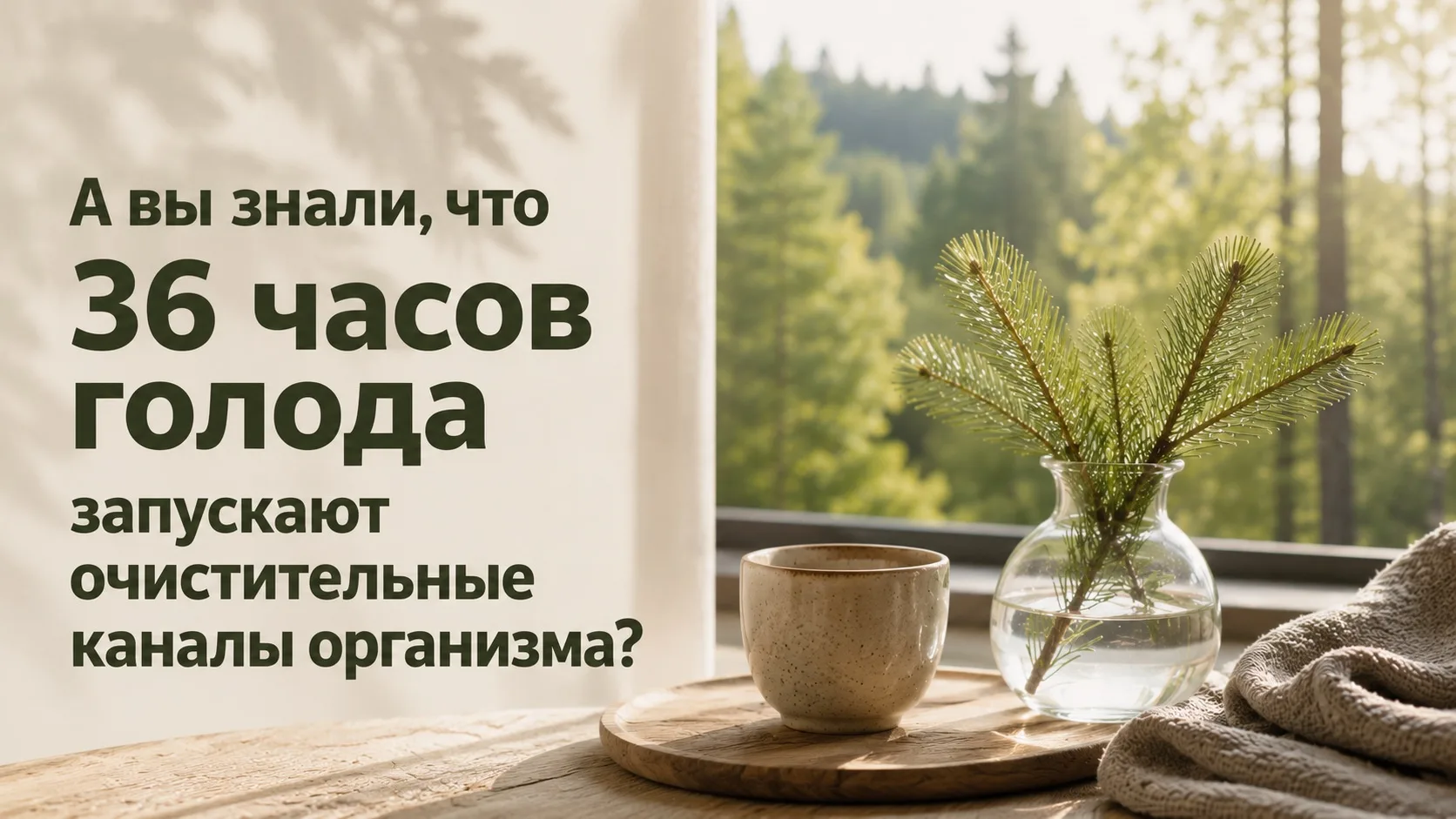 А вы знали, что даже 36 часов без еды уже достаточно, чтобы открыть каналы очищения орг...