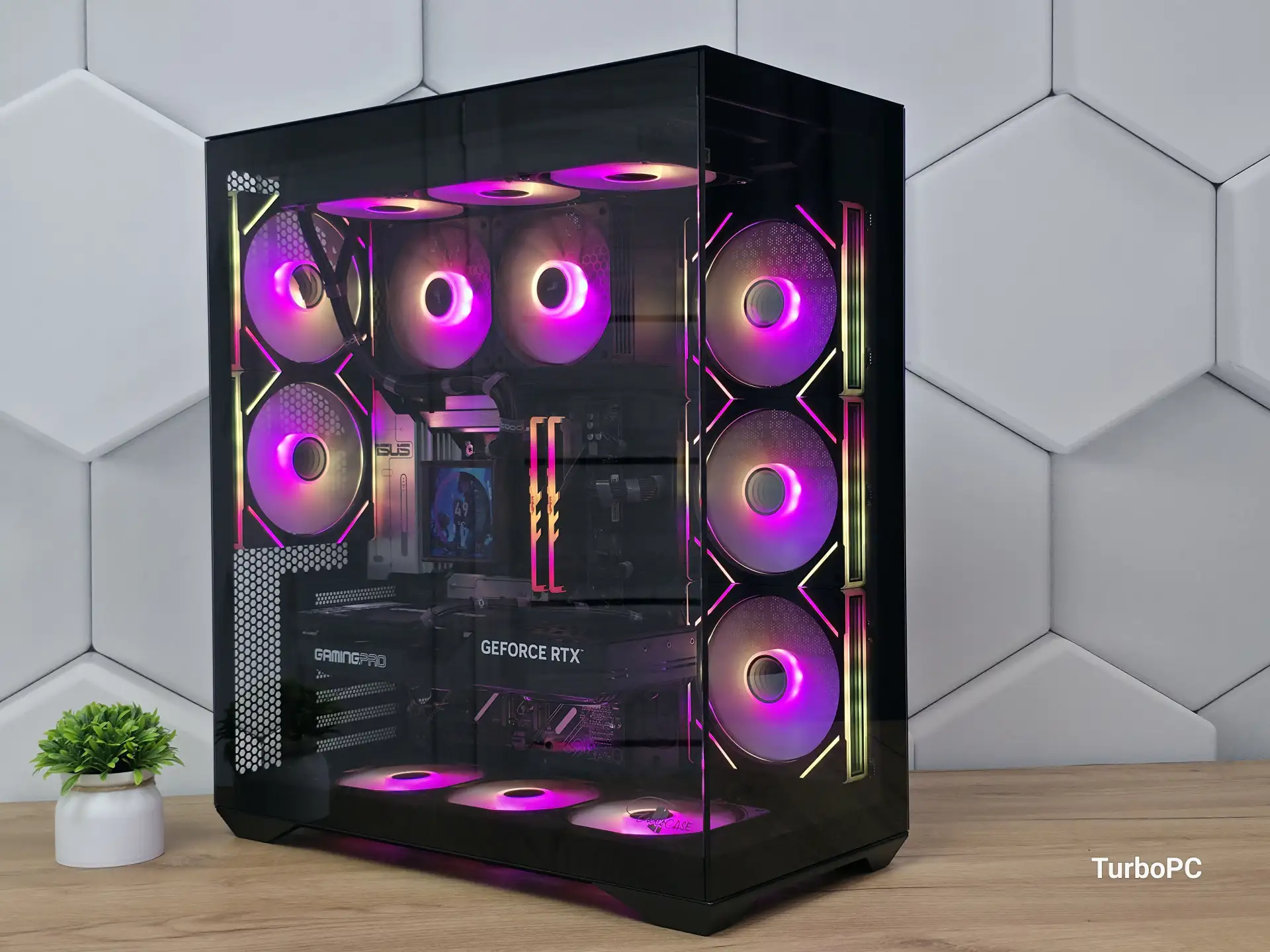 Собрал огромный и мощный Full Tower Eurocase M4801. Сердце — AMD Ryzen 7 7800X3D , графика — Nvidia 