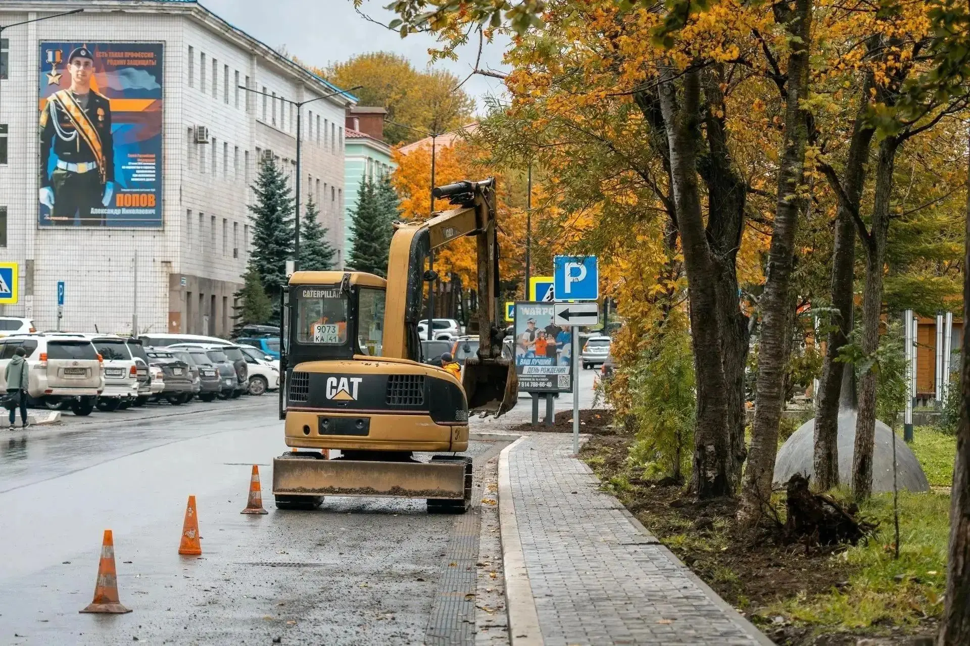 Более 30 тыс. «квадратов» асфальта уложили на Ленинской в Петропавловске