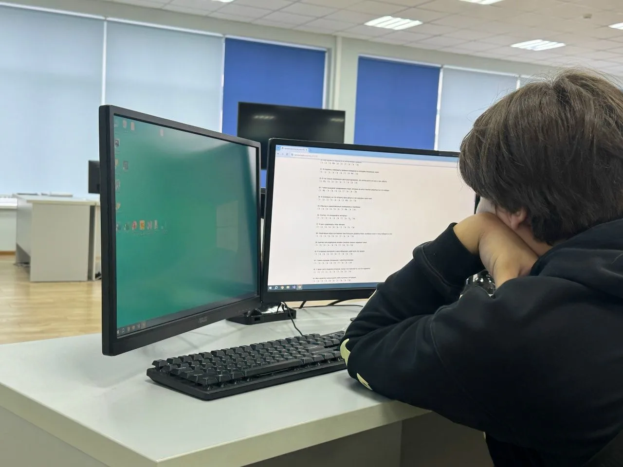 В Лермонтовском колледже проходит социально-психологическое тестирование (СПТ) для студ...
