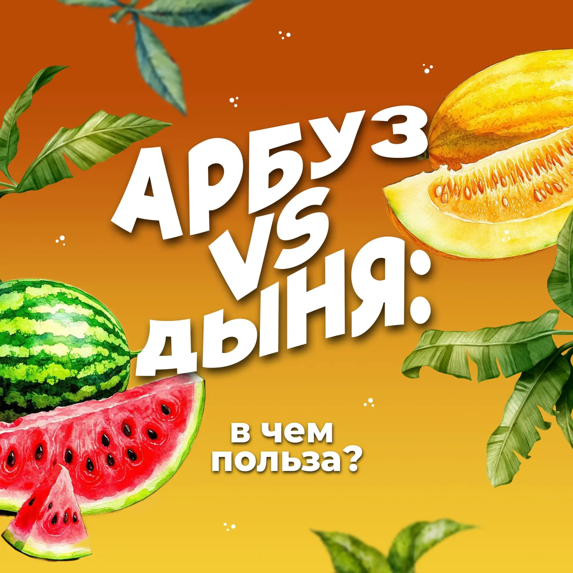 👉Арбуз или дыня?