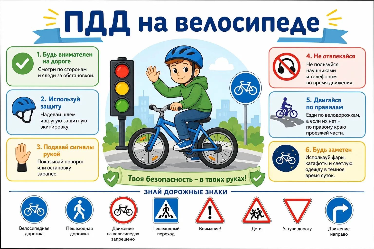 Всемирный день велосипеда🚦☝️Правила знай и соблюдай 🤝