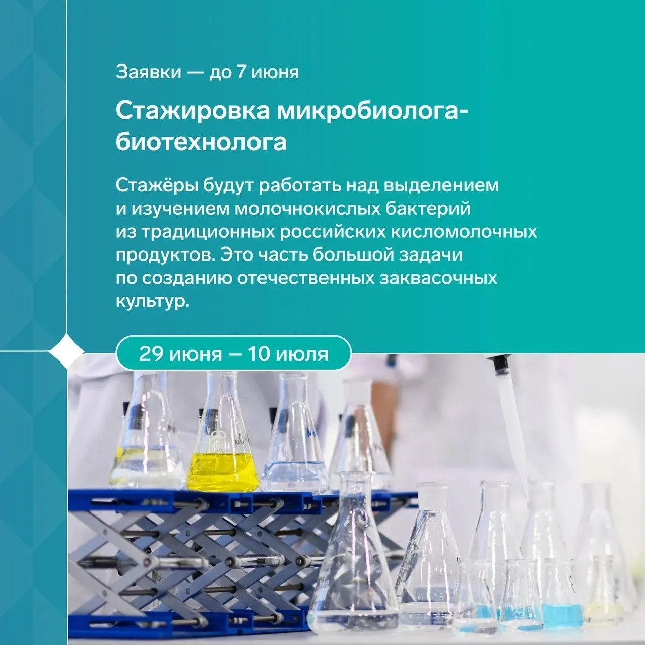 Продолжается приём заявок на две стажировки в Сириусе Если вы хотите включиться в исследовательскую 