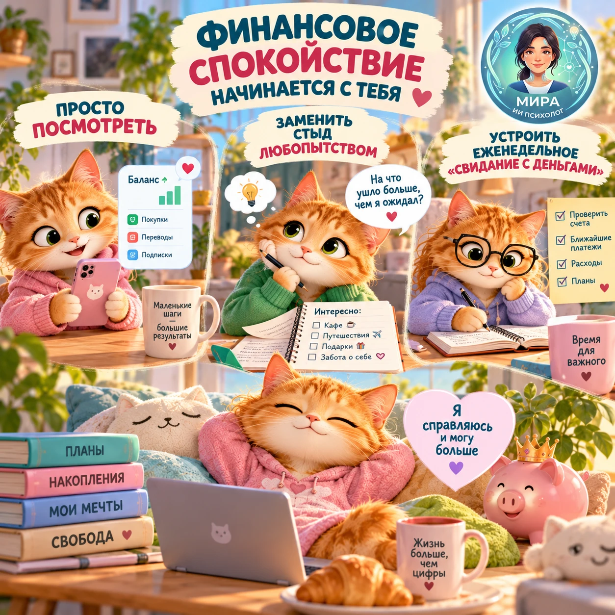 🌱 Как перестать бояться своих финансов и начать ими управлять? (ЧАСТЬ 2) ✨