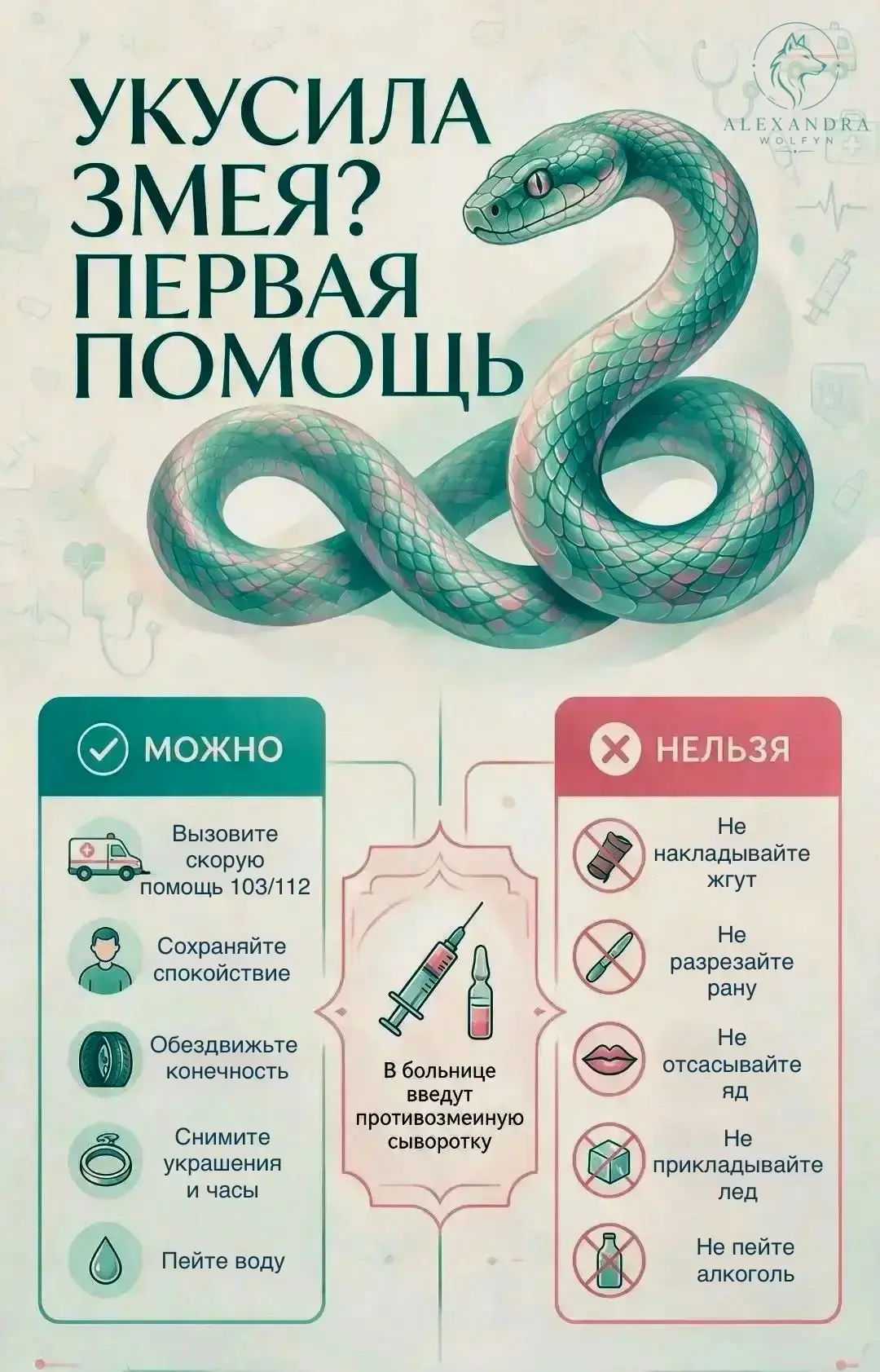🐍 Змеи? Сохраняем спокойствие!