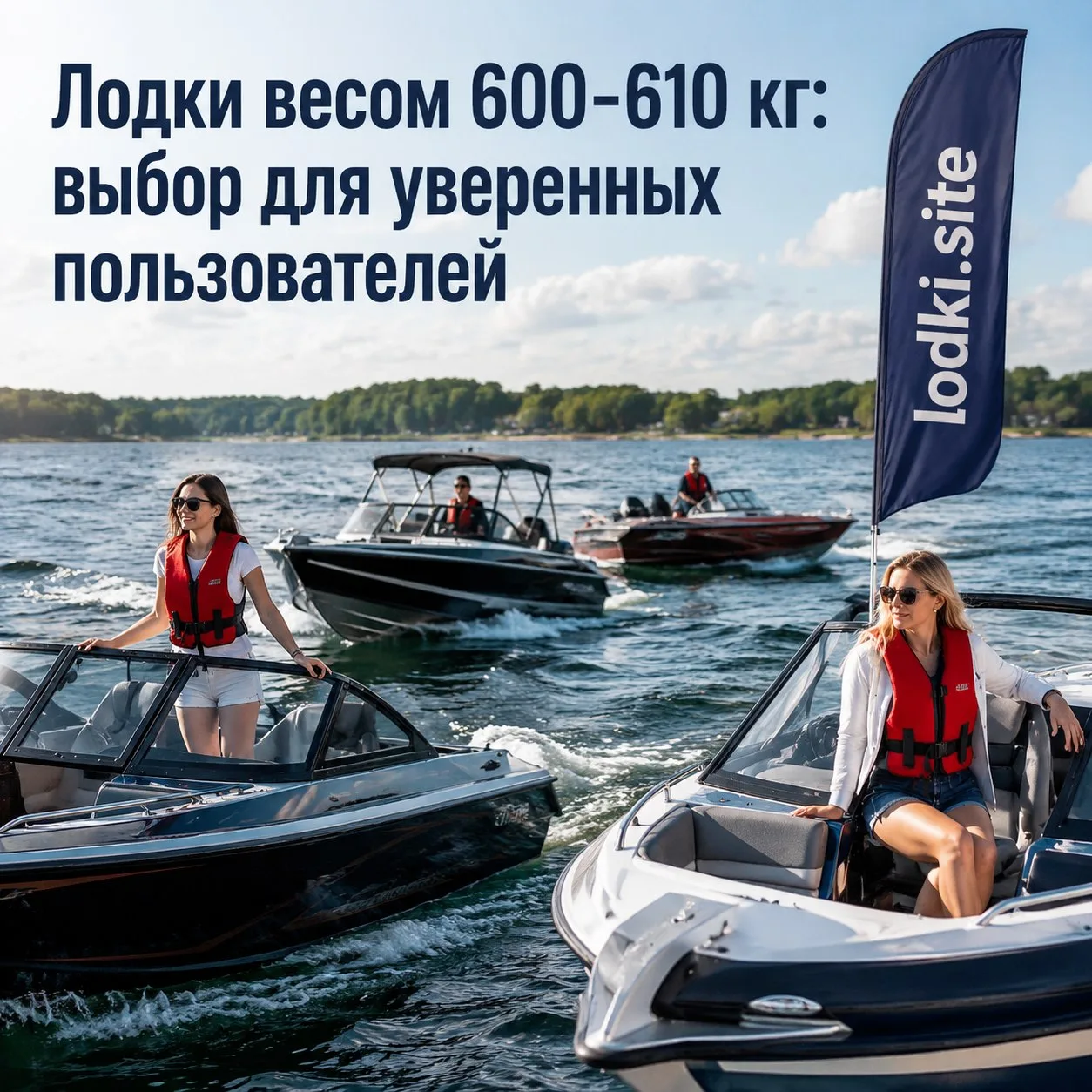 Открываем каталог лодок весом 600-610 кг. Среди представленных моделей выделяются:
