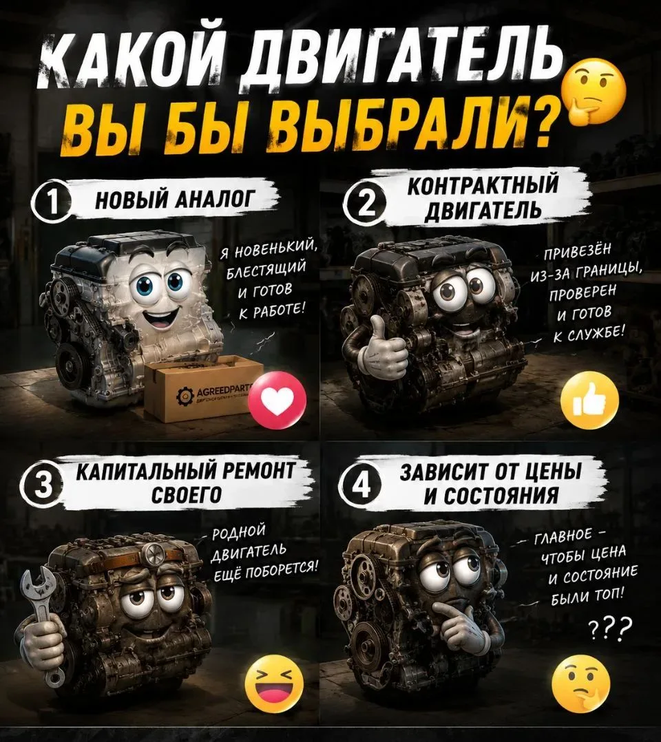 Какой двигатель вы бы выбрали?