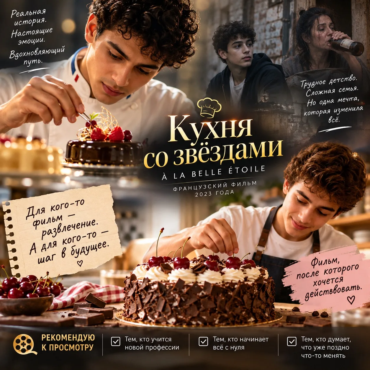 #Прокино    Мой племянник учится на кондитера и однажды пригласил меня посмотреть фильм...
