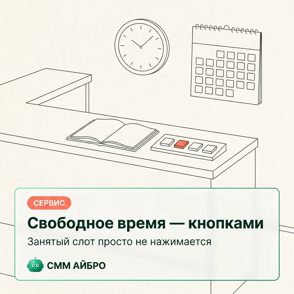 🌿 Что нового: свободное время — кнопками