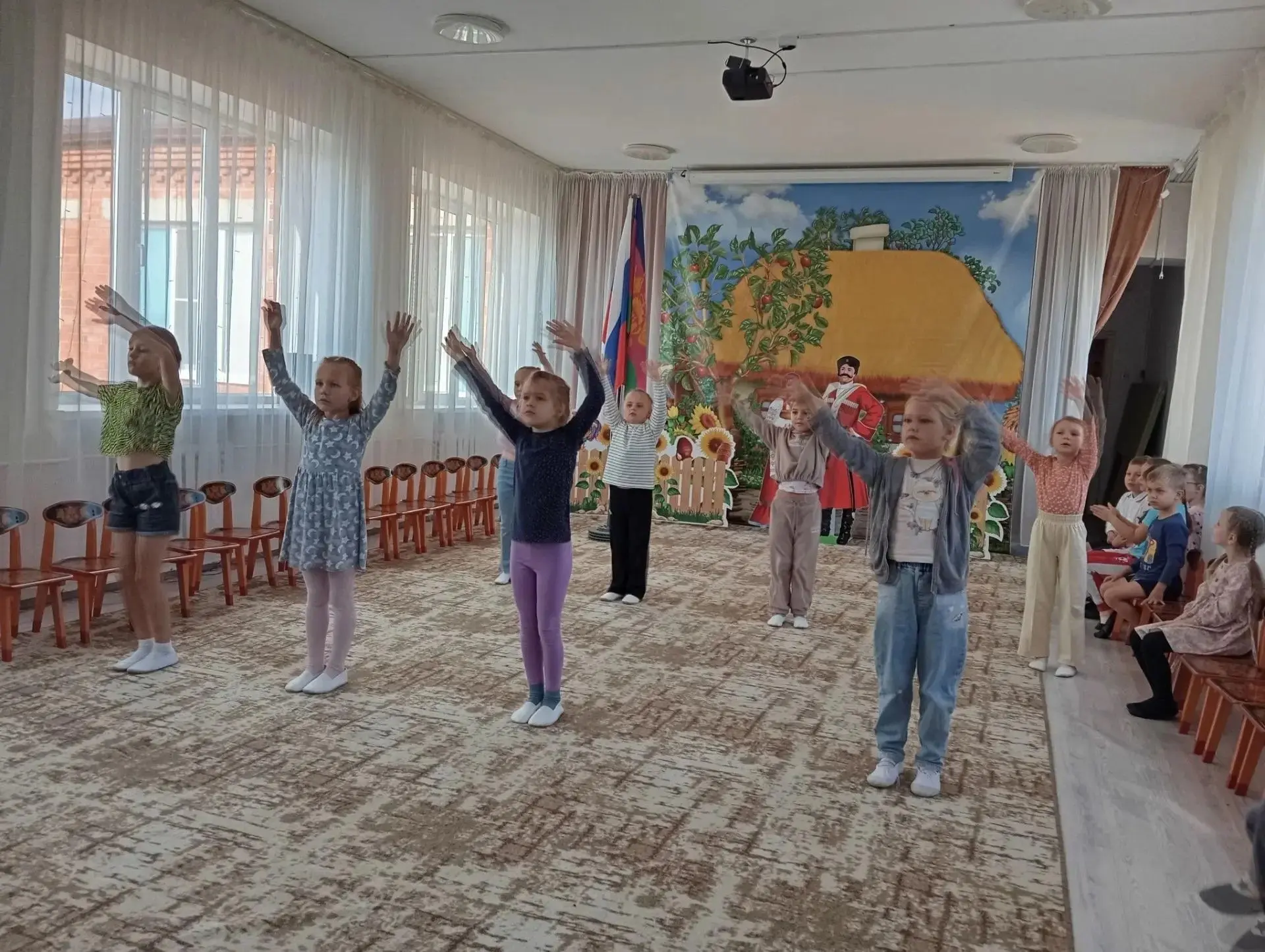 Музыкальное занятие в подготовительной группе № 10 получилось по‑настоящему насыщенным:...