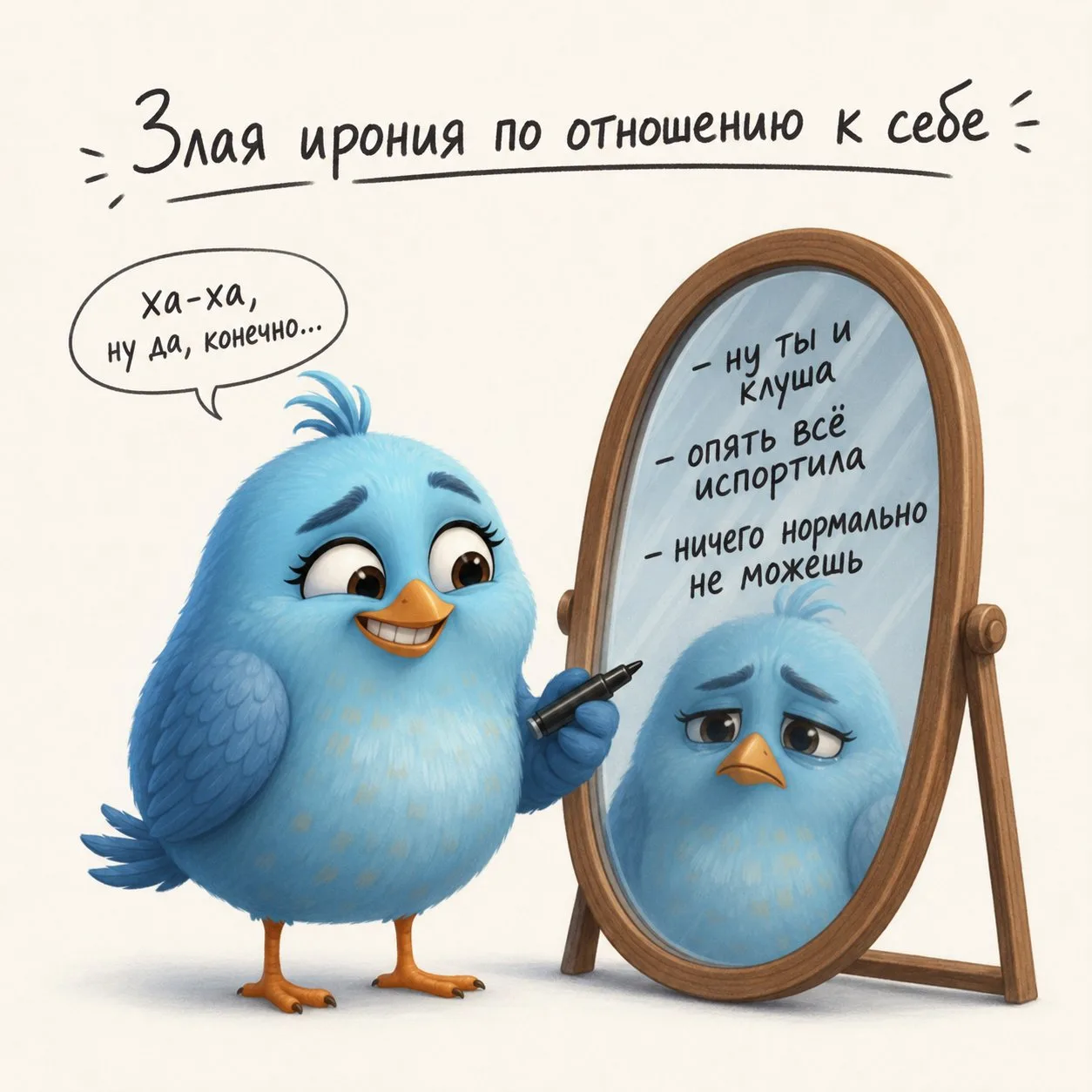 Есть такая штука — пассивная агрессия к самому себе.