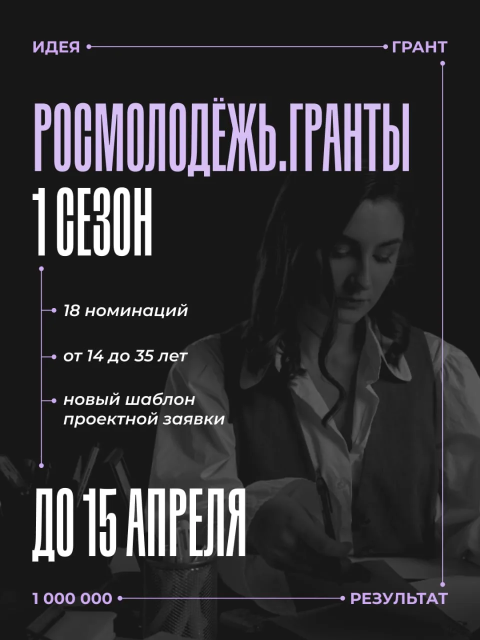 От идеи до миллиона — всего один грант