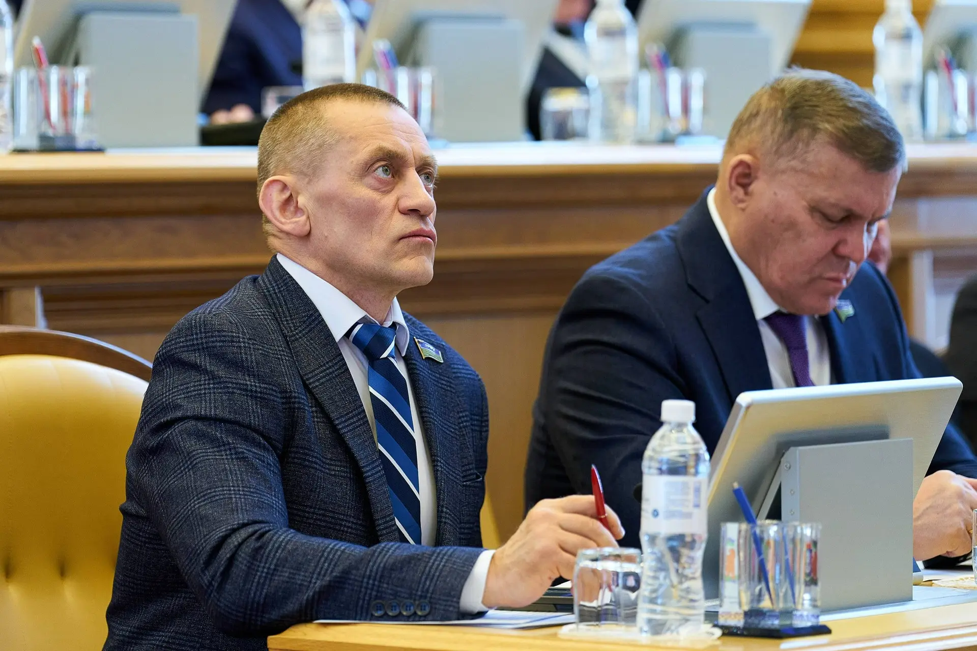 На первом в этом году заседании Думы Югры ее председатель Борис Сергеевич Хохряков представил отчет 