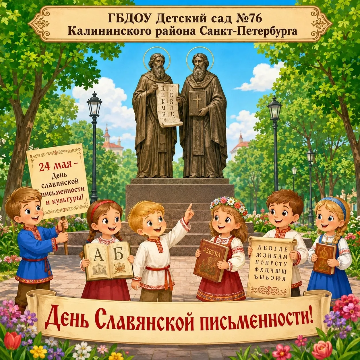 📜 24 мая  —День славянской письменности и культуры. Это событие посвящено памяти святы...