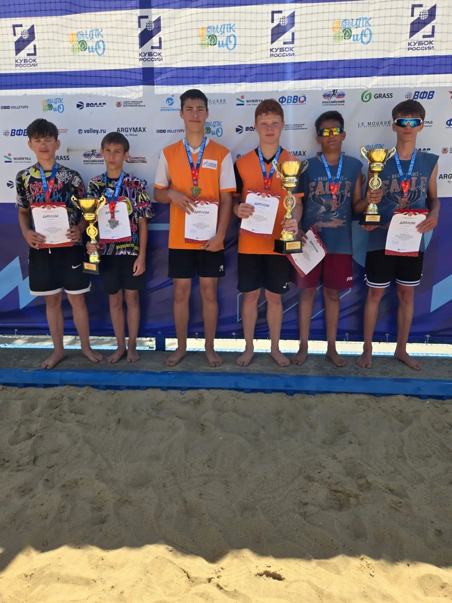 🏐 Результаты Первенства Волгоградской области по пляжному волейболу в возрастной категории до 15 ле