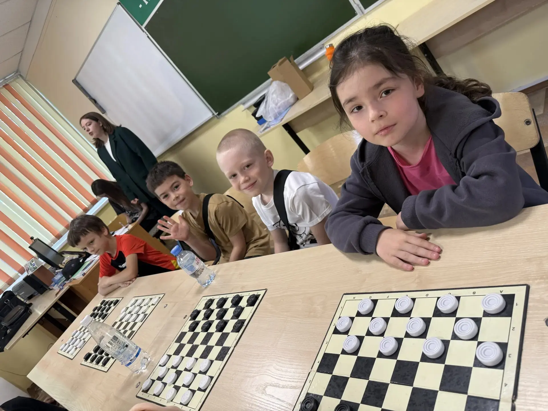 Блестящая победа юных шашистов из 1 "А"! 🏆